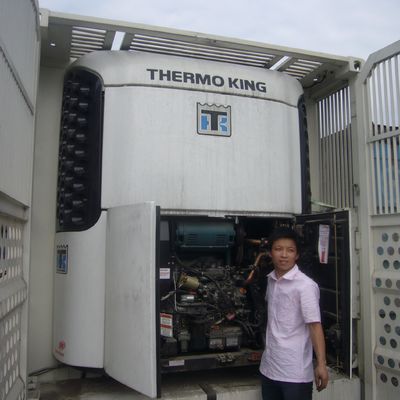 ขับเคลื่อนด้วยตนเอง 9.3KW R404a เครื่องทำความเย็นตู้คอนเทนเนอร์ Thermo King