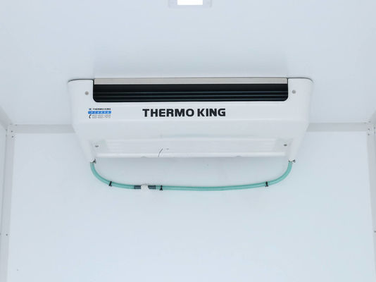 QINGLING ISUZU KV100 100P รถบรรทุกเย็น สําหรับอาหาร เนื้อปลา การขนส่ง NKR เครื่องเย็น 5 ตัน THERMO KING RV380 เครื่องเย็น