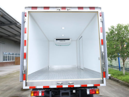 QINGLING ISUZU KV100 100P รถบรรทุกเย็น สําหรับอาหาร เนื้อปลา การขนส่ง NKR เครื่องเย็น 5 ตัน THERMO KING RV380 เครื่องเย็น