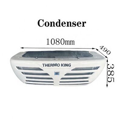 ชุดทำความเย็นรถบรรทุก Thermo King RV580E เปลี่ยน C450 ด้วยระบบสแตนด์บาย 24V DC, ระบบละลายน้ำแข็งด้วยก๊าซร้อน และน้ำหนักเบา