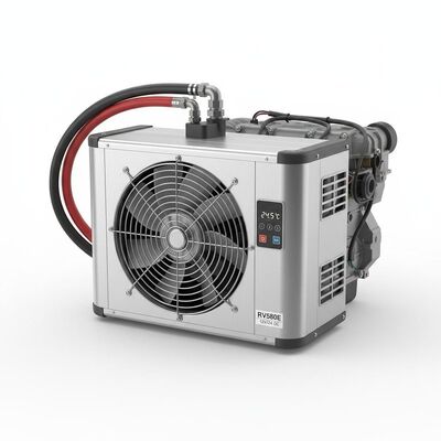 ชุดทำความเย็นรถบรรทุก Thermo King RV580E เปลี่ยน C450 ด้วยระบบสแตนด์บาย 24V DC, ระบบละลายน้ำแข็งด้วยก๊าซร้อน และน้ำหนักเบา