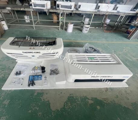 RV580E เปลี่ยนหน่วยเย็น C450 THERMO KING ขับรถโดยตรงด้วยเครื่องปรับอากาศ TK16 กับแฟน 24V