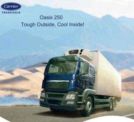 oasis 250 Carrier transicold refrigeration unit available for the 5-6 meters refrigerated box truck in 40-50 degree Ambient temperature good price