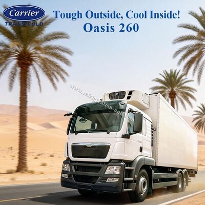 เครื่องทำความเย็น Oasis 260 Carrier transicold พร้อมจำหน่ายสำหรับรถบรรทุกตู้เย็นขนาด 5-6 เมตร รองรับอุณหภูมิแวดล้อม 50 องศาเซลเซียส ราคาดี